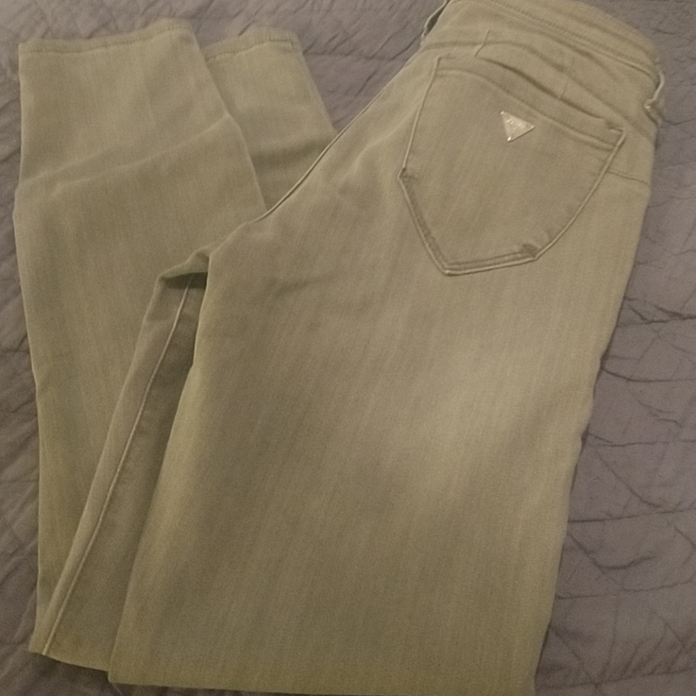 {Guess} Olive Green Skinny Jean